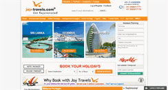 Desktop Screenshot of joy-travels.com